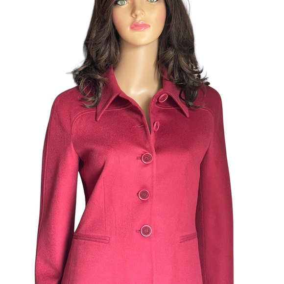 Giorgio Armani Jackets & Coats red blazer wool/ cashmere size EUR 38 (2) USA - Picture 6 of 16
